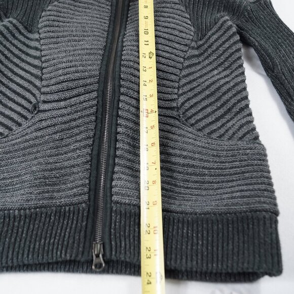 LULULEMON ATHLETICA WOMAN'S SWEATER HOODIE, FULL ZIPER COTTON SIZE 8 - Picture 10 of 13